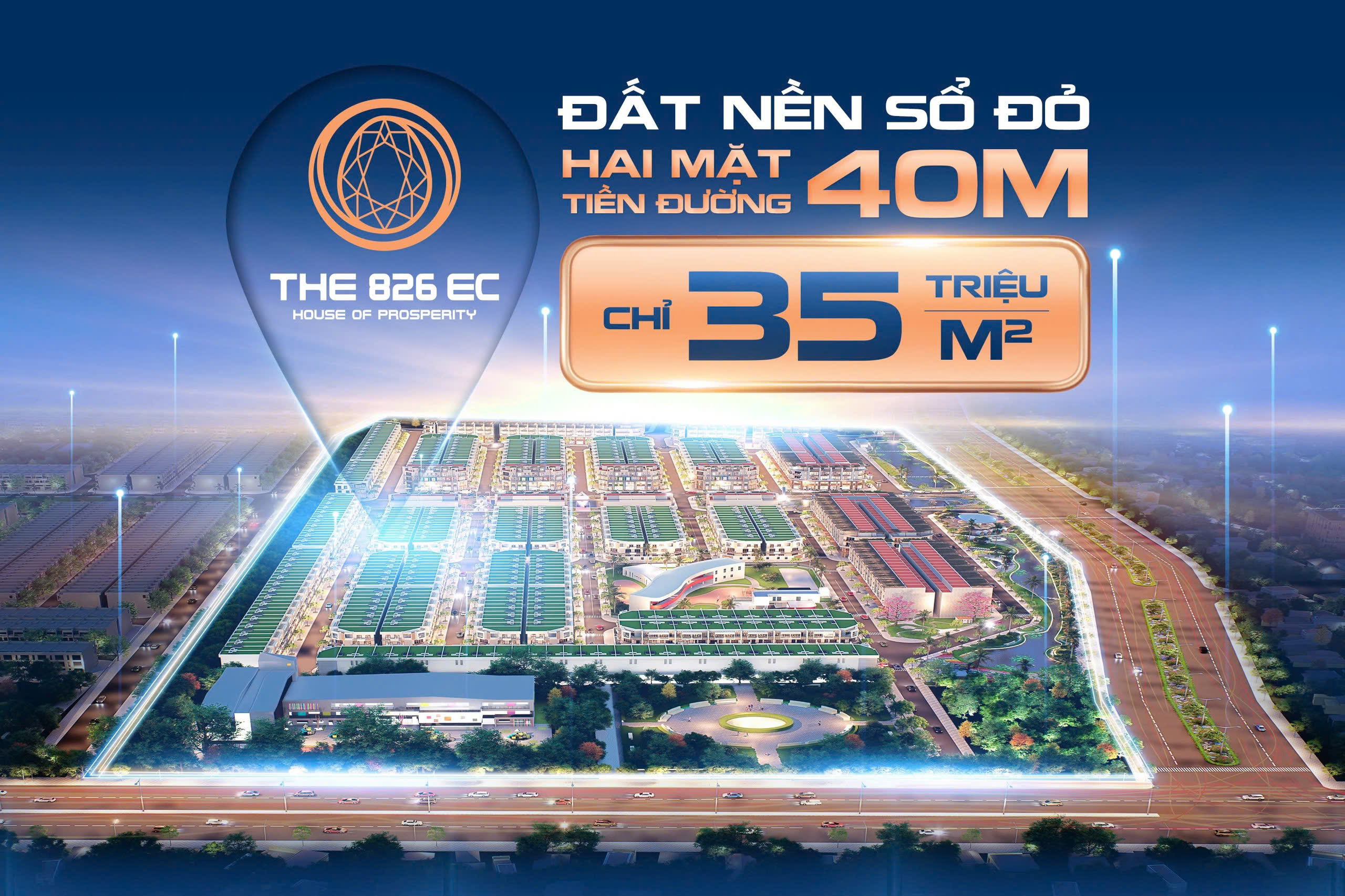 Giá Sơ đồ nền Dự án 826EC Long Hậu Liền kề T&T